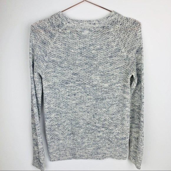 Liz Claiborne Textured Linen Blend Marled Sweater - Picture 4 of 8